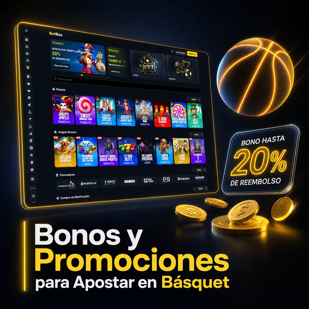 Bono deportivo Betbox para apostar en básquet NBA, EuroLiga y LNB: 100% hasta 350.000 ARS