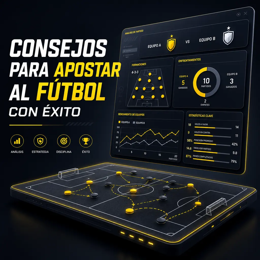 Consejos para apostar al fútbol: forma reciente, plantel, factores del partido, tácticas y gestión del bankroll con Betbox.