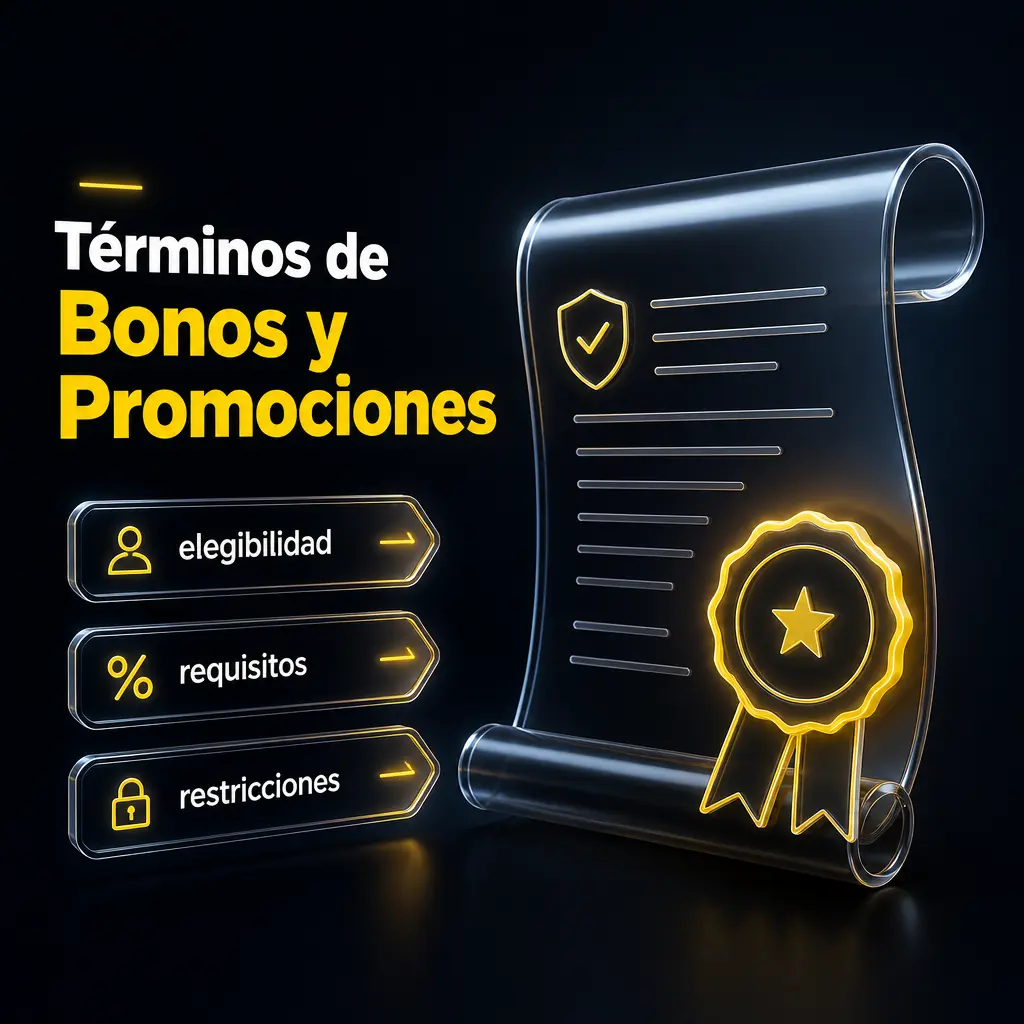 Condiciones y requisitos de bonos y promociones de Betbox: rollover, giros gratis, límites de retiro y verificación por DNI.