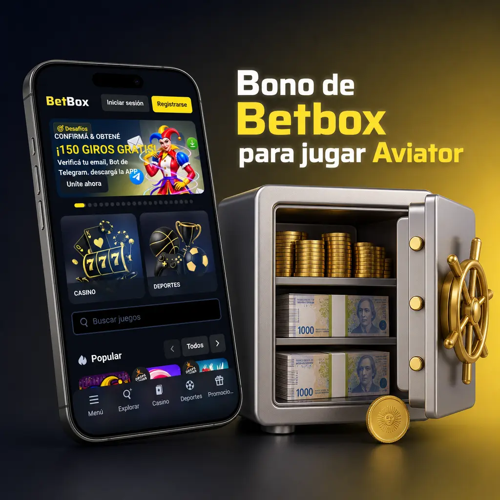Bono de bienvenida de Betbox: 250% hasta 2.500.000 ARS y 75 giros gratis en juegos de Pragmatic Play