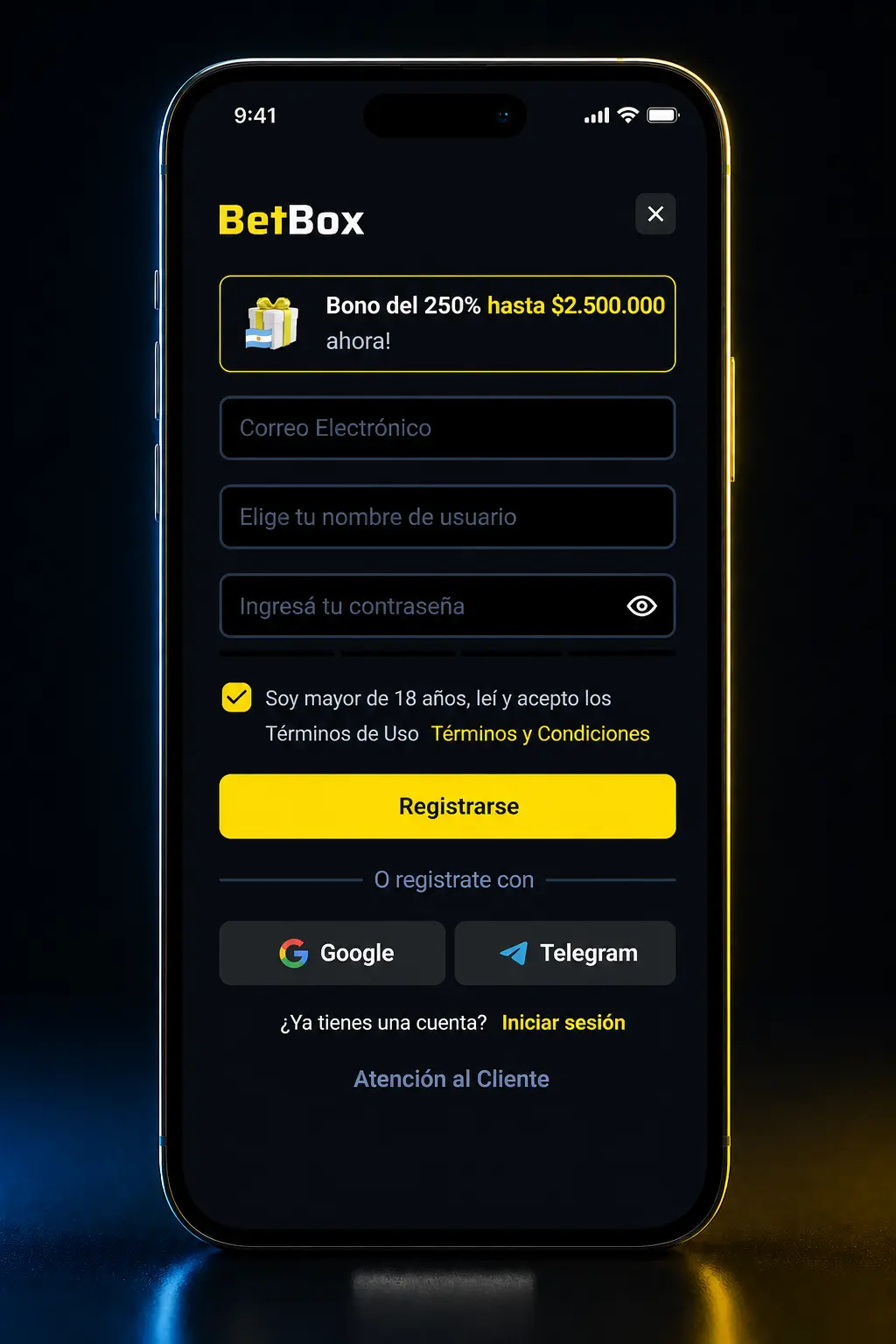 Guía paso a paso para registrarte y apostar en MMA y UFC en Betbox desde tu celular