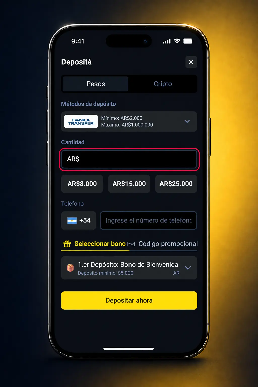 Guía paso a paso para depositar en Betbox con Mercado Pago, transferencia o USDT desde la plataforma