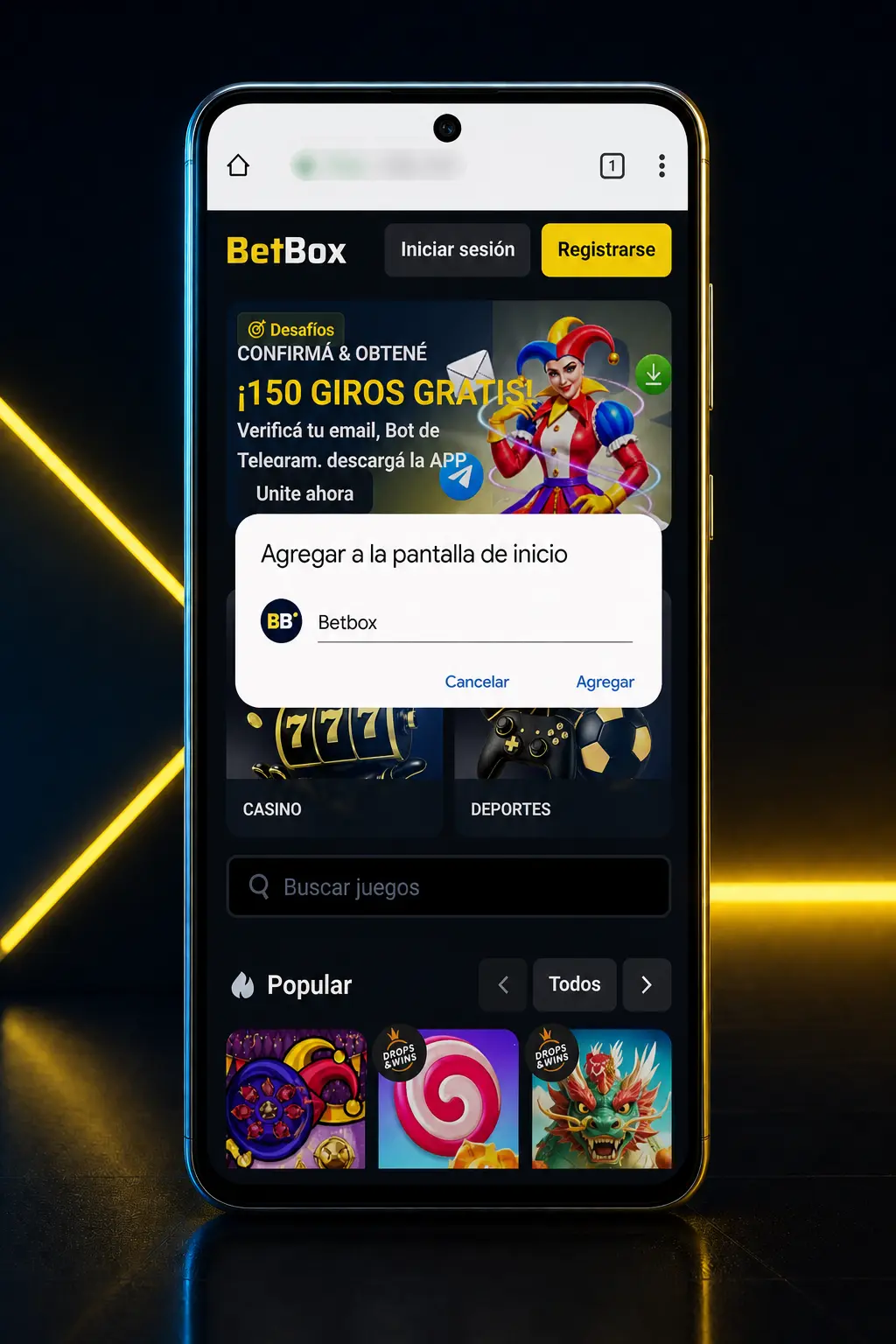 Pasos para descargar la app de Betbox en el celular desde la página oficial