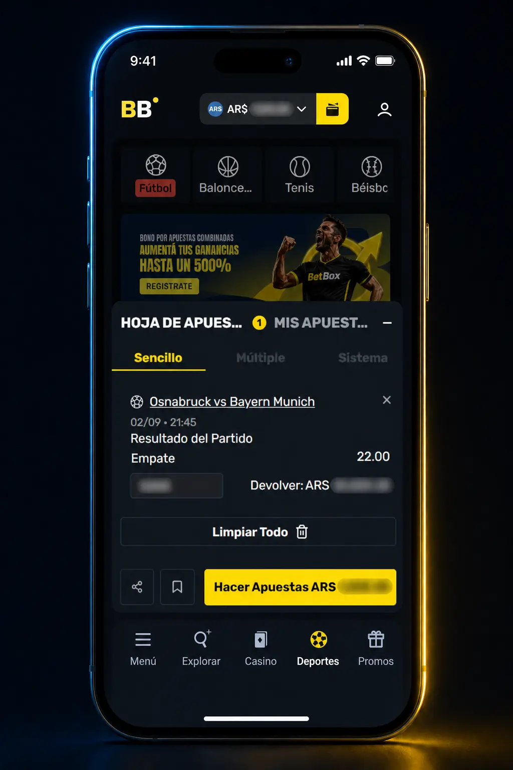Guía paso a paso para registrarte y apostar a CS2 en Betbox desde tu celular