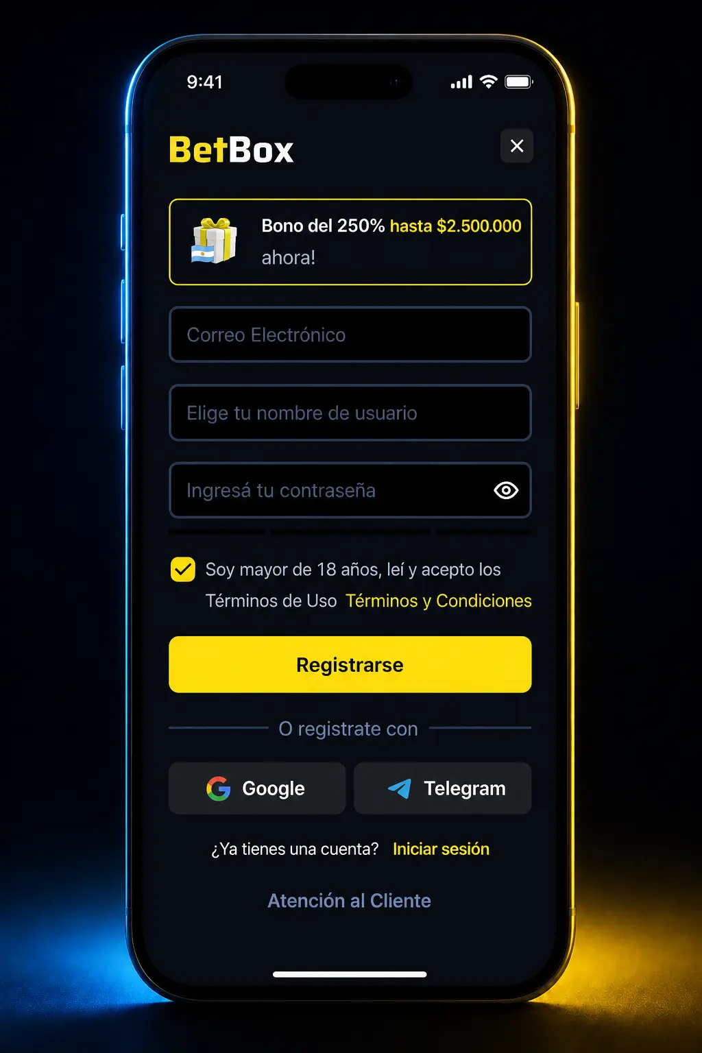 Guía paso a paso para reclamar y usar los bonos de Betbox en Argentina: registro, depósito y código promocional.