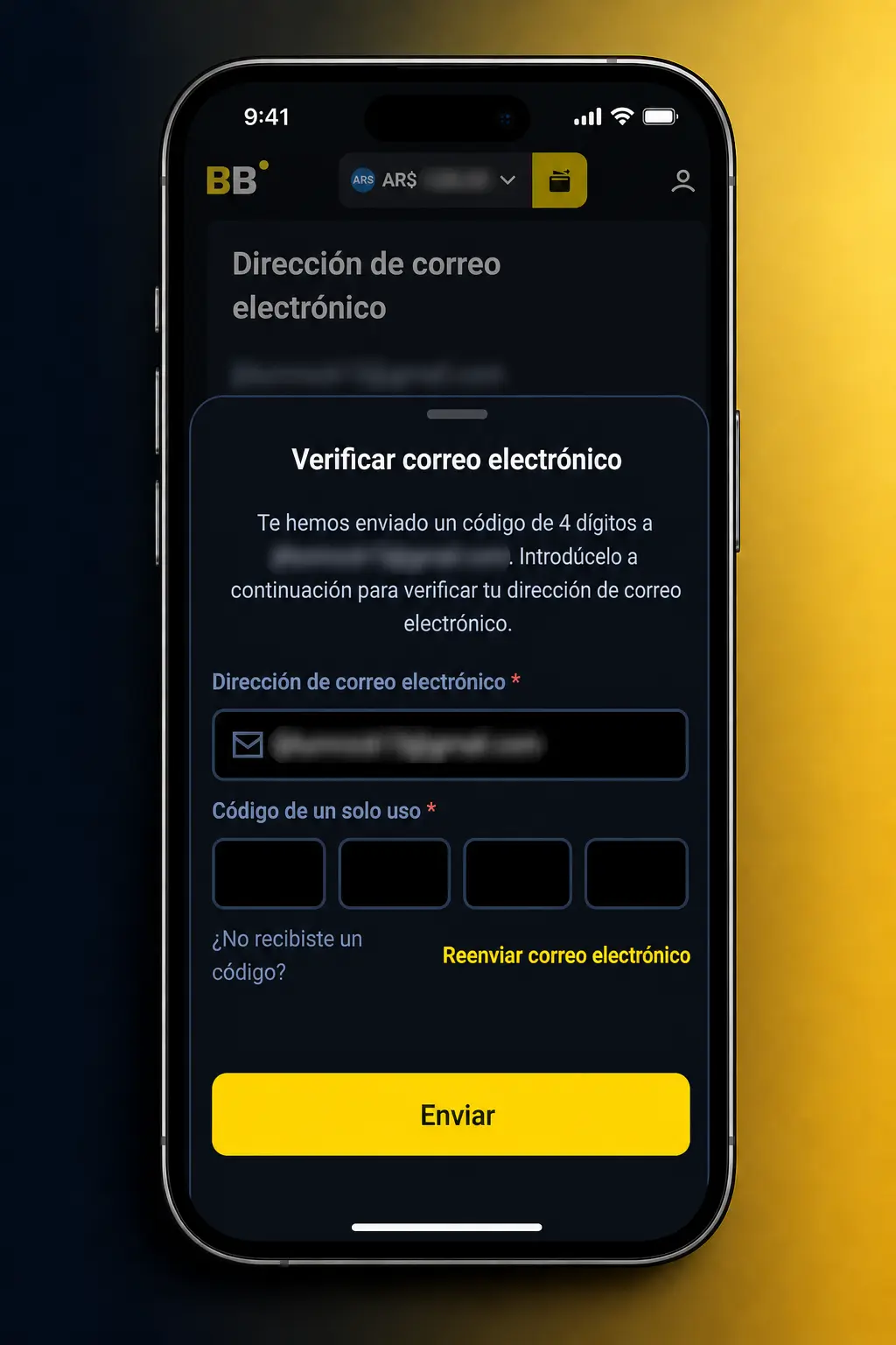 Pasos para verificar tu cuenta en Betbox: email o teléfono, DNI o pasaporte y selfie con el documento