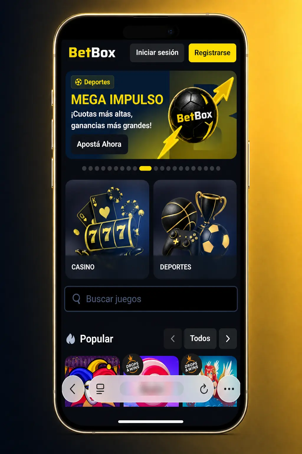 Pasos para instalar la app de Betbox en el celular y agregar Aviator a tu pantalla de inicio