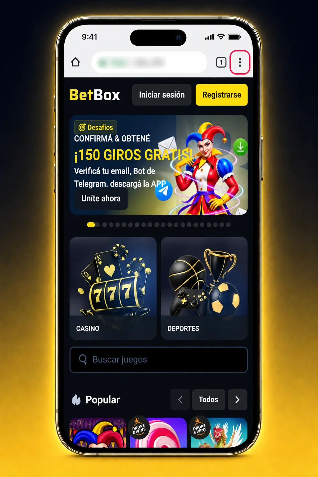 Pasos para descargar la app de Betbox en el celular desde el sitio oficial