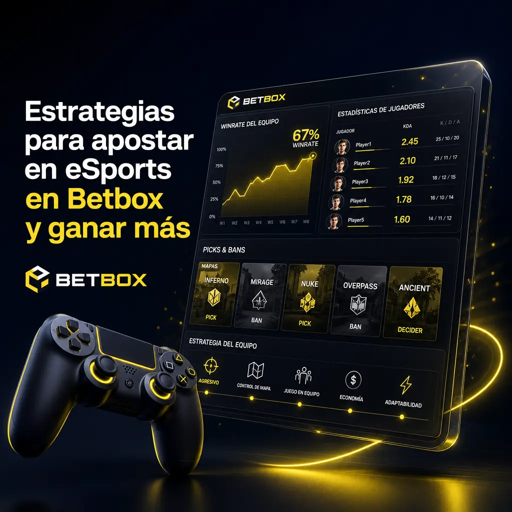 Estrategias y consejos clave para apostar en eSports en Betbox y aumentar tus chances de ganar en cada ticket.