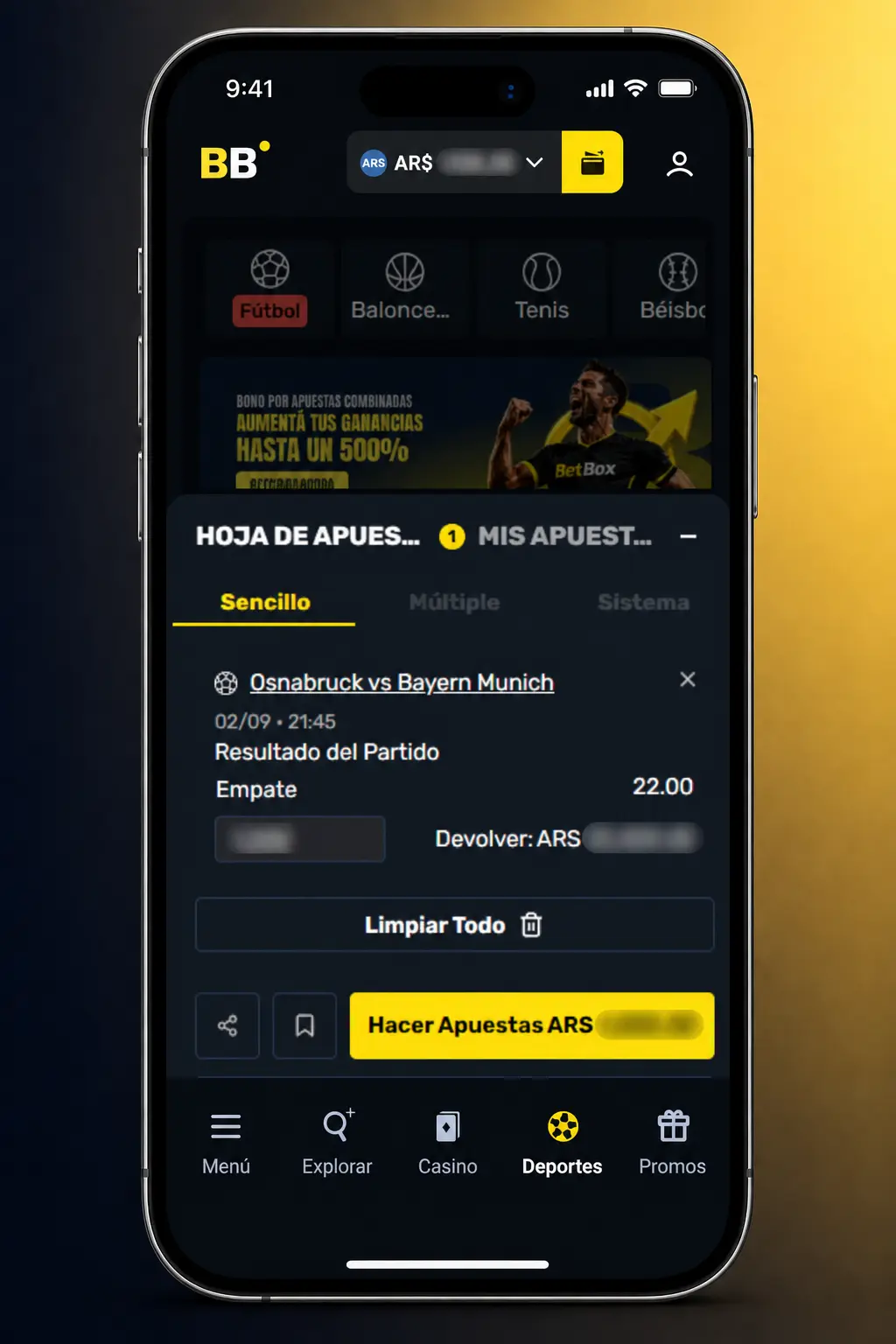 Pasos para apostar en Betbox: iniciar sesión, elegir deporte, seleccionar cuota, ingresar monto y confirmar la apuesta.