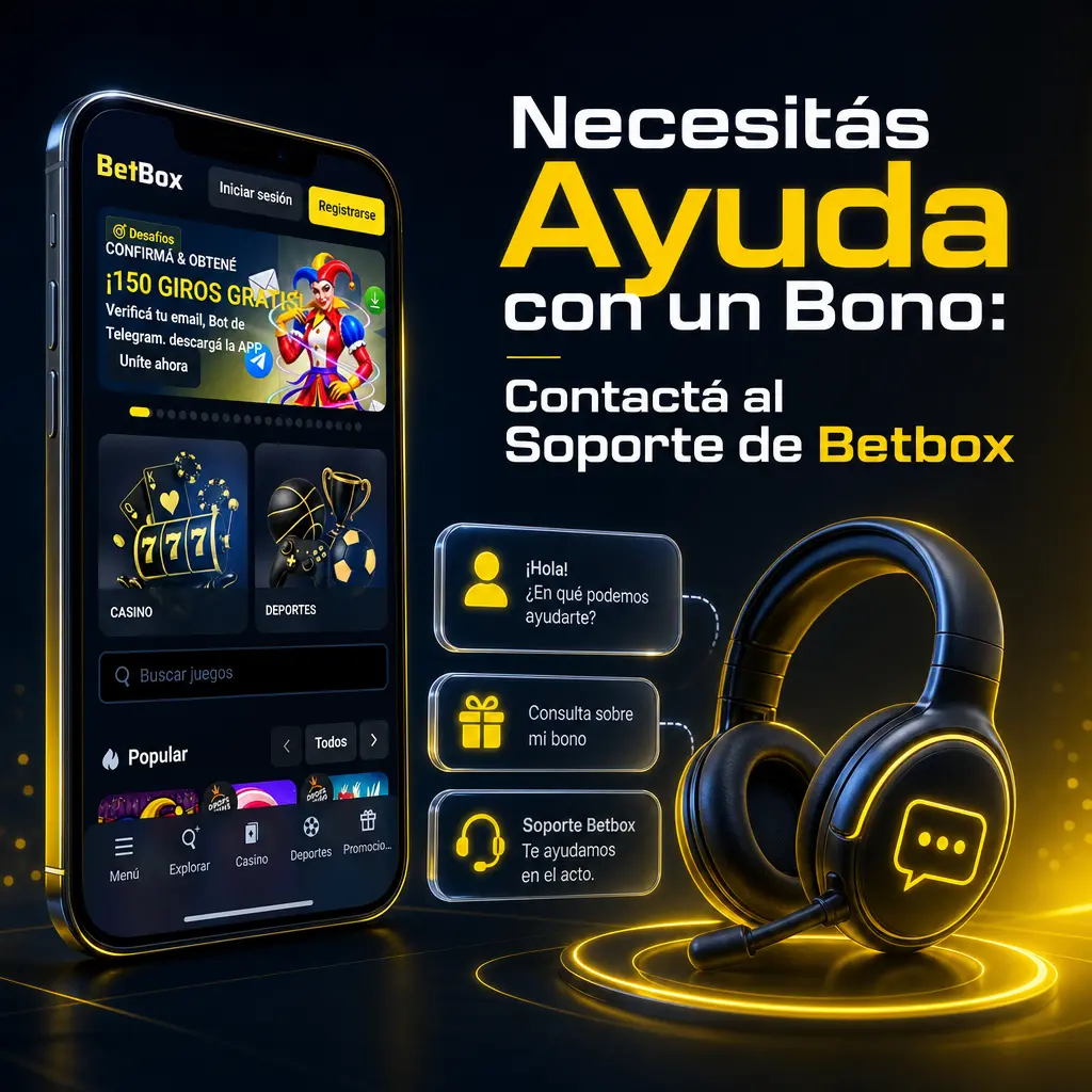 Soporte de Betbox en Argentina para consultas sobre bonos: chat en vivo, preguntas frecuentes, WhatsApp y Telegram